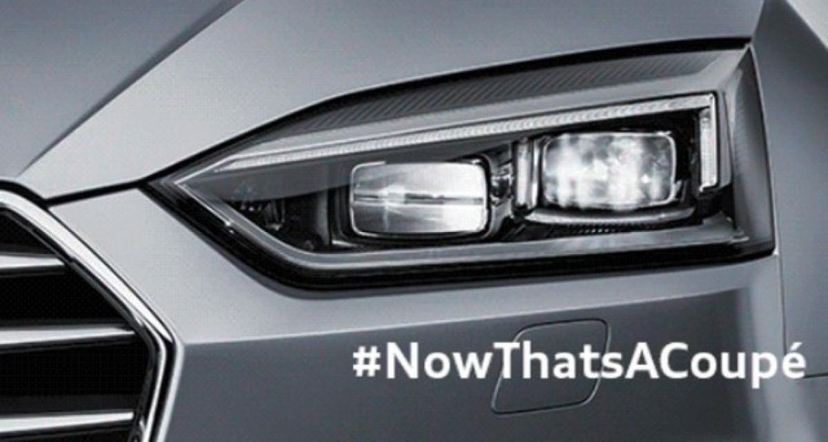 Audi A5 Coupé : on tease encore