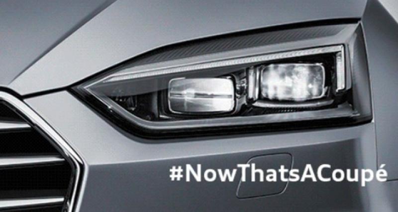  - Audi A5 Coupé : on tease encore