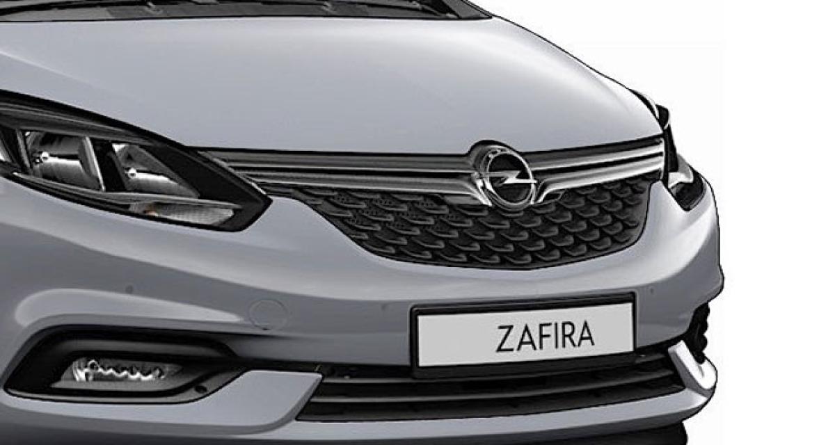 L'Opel Zafira bientôt relooké