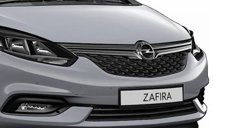  - L'Opel Zafira bientôt relooké