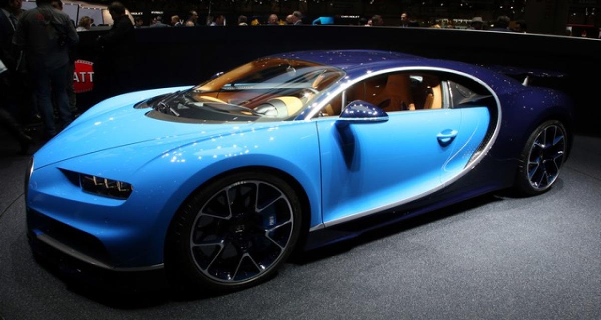 La Bugatti Chiron va aller vite, très, vite, très, très vite
