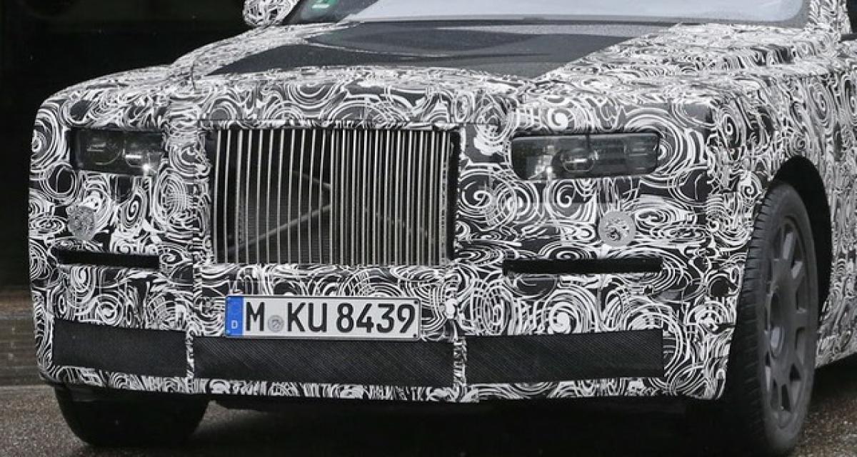 Spyshot : la future Rolls-Royce Phantom surprise