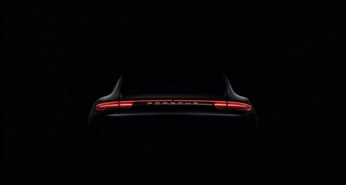 Porsche Panamera : nouveaux teasers officiels