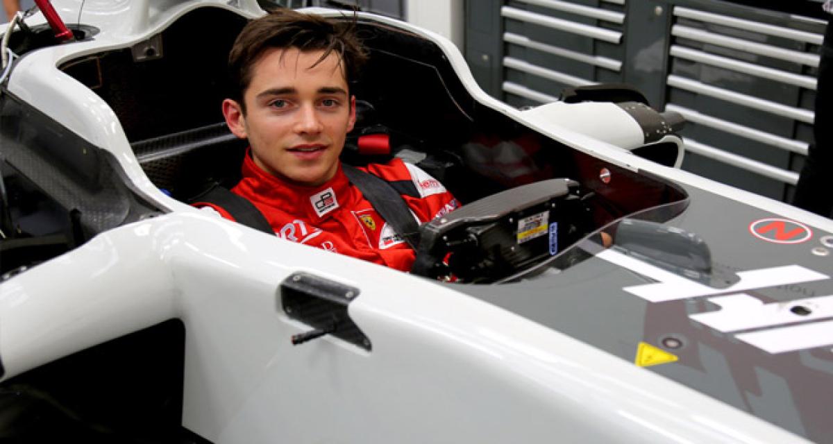 F1 - Charles Leclerc aux essais libres avec Haas