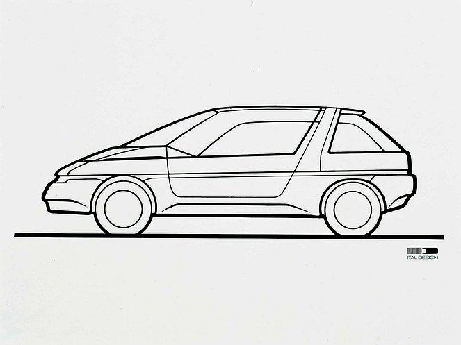  - Les concepts ItalDesign : Volkswagen Orbit (1986) 1