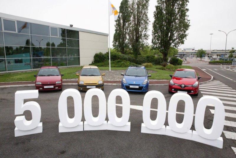  - 5 millions de Renault Clio à Flins 1