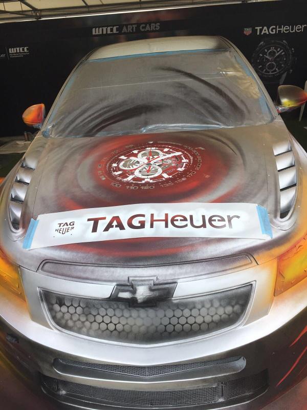  - Goodwood 2016 : Tag Heuer dévoile une art car WTCC 1