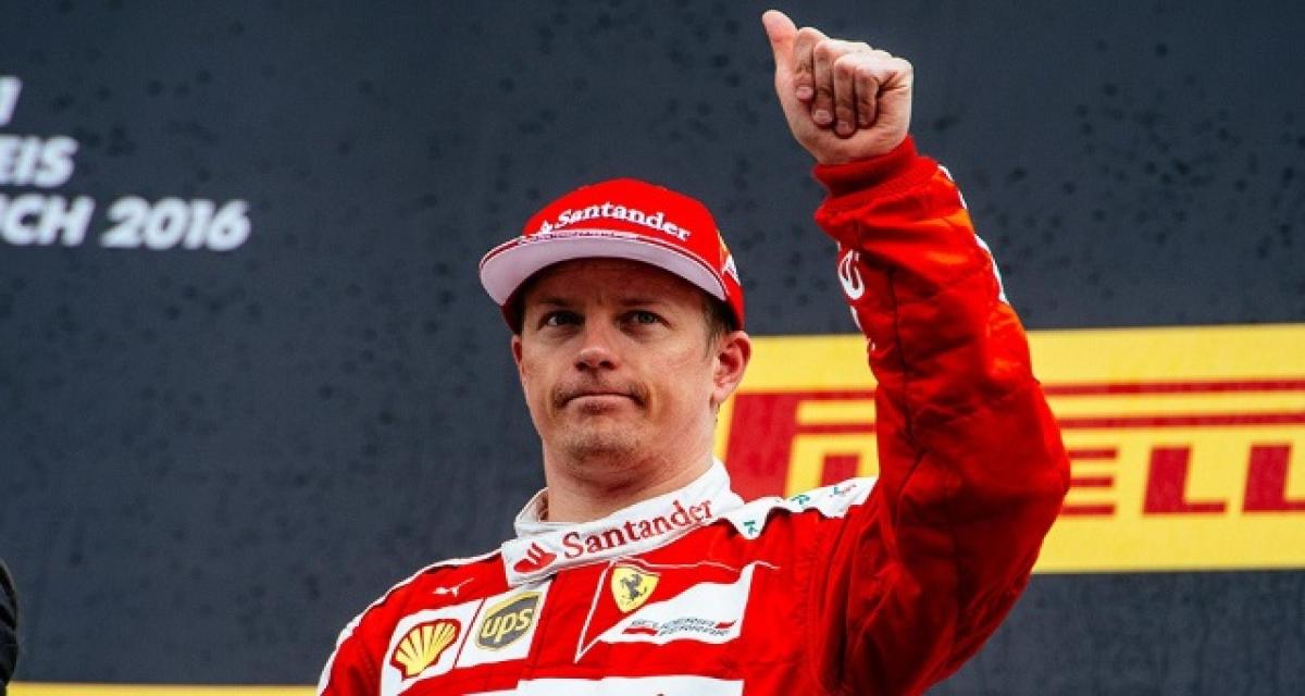 F1 2017 : Kimi Räikkönen prolongé chez Ferrari