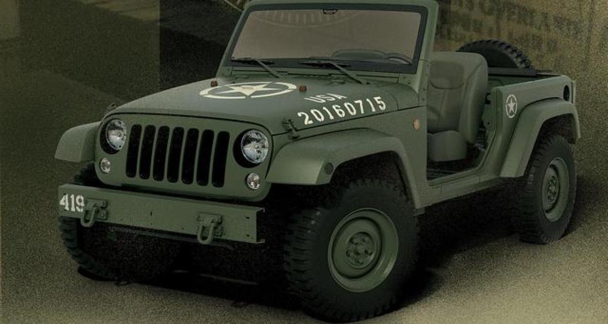 Jeep Wrangler 75th Salute Concept : anniversaire