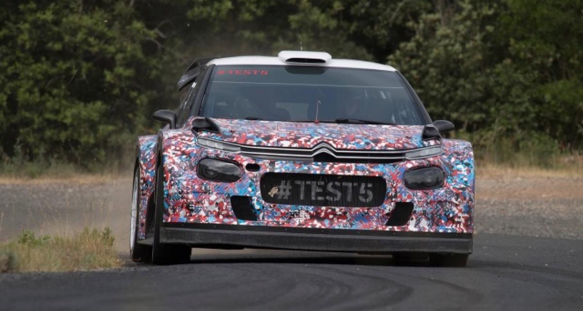 WRC 2017 : la Citroën C3 continue sa préparation