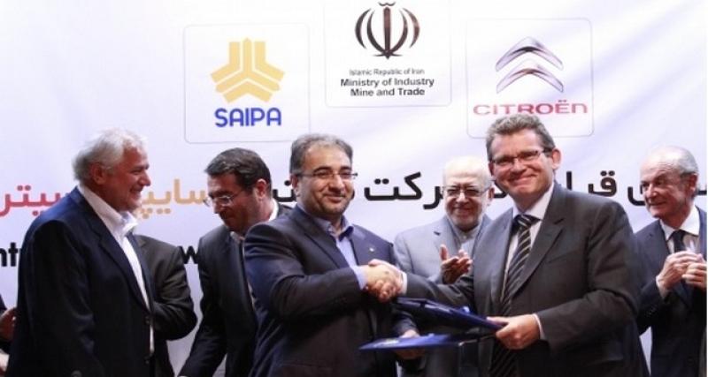  - Citroën suit Peugeot dans un retour en Iran