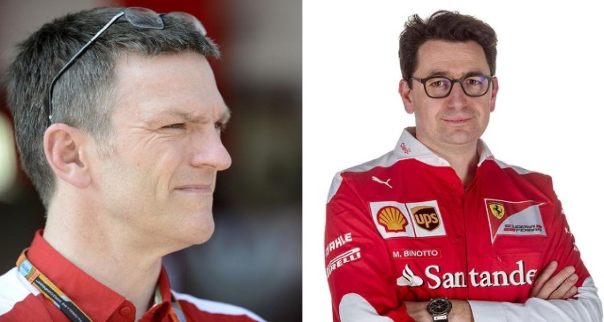 F1 2016 : James Allison quitte Ferrari, Mattia Binotto le remplace
