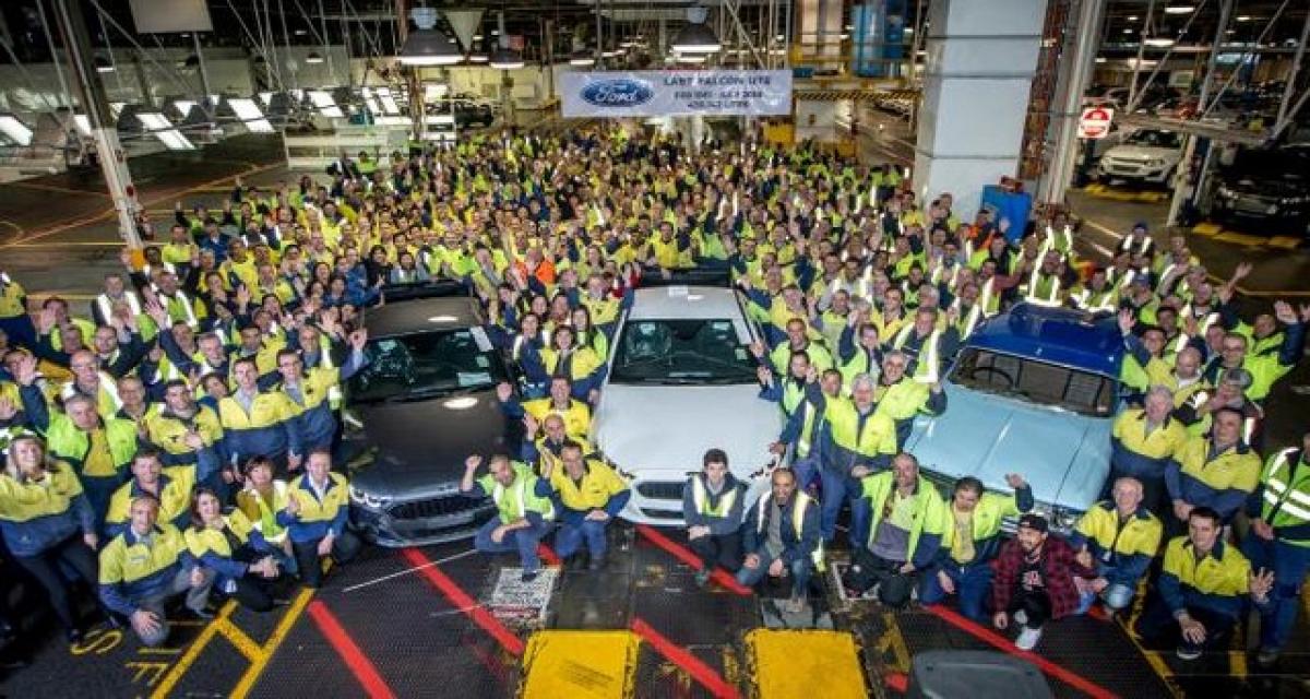 Australie : Ford produit son dernier 