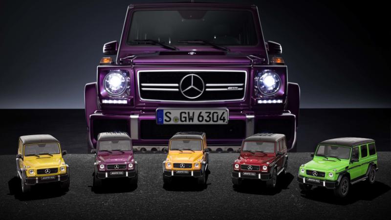  - Mercedes-AMG G63 : de toutes les couleurs en miniature 1