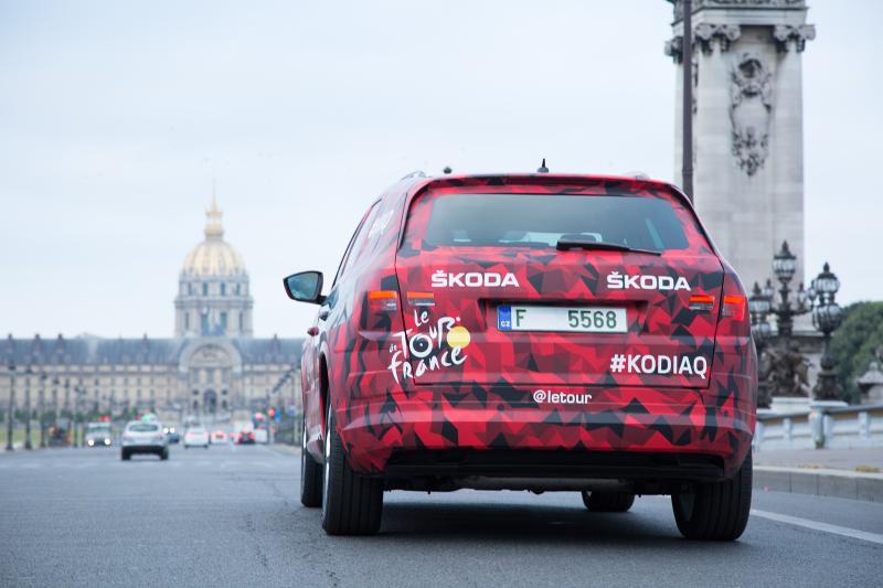  - Le Skoda Kodiaq se glisse dans le peloton du Tour de France 2016 1