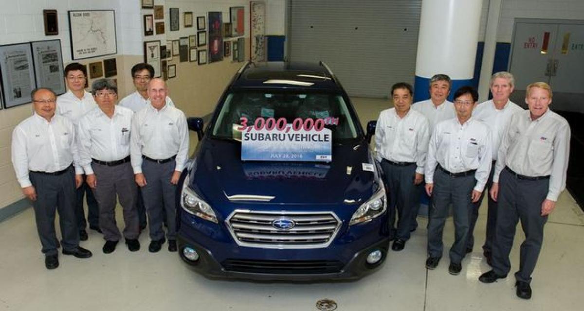 Trois millions de Subaru made in USA