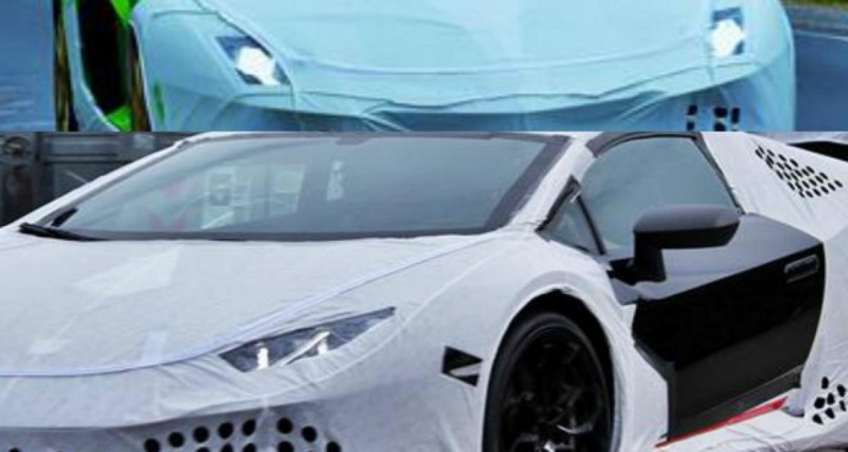 Spyshot : Aventador Miura Hommage et Huracàn Superleggera font la paire