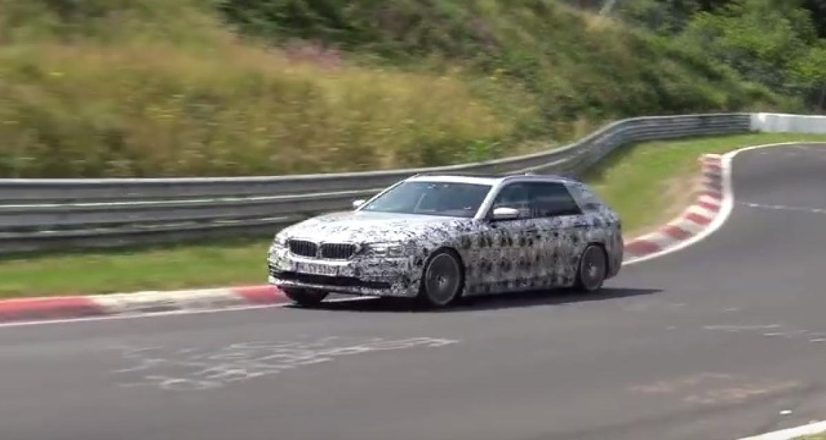 Spyshot : la future BMW Série 5 fait le break au Nürburgring