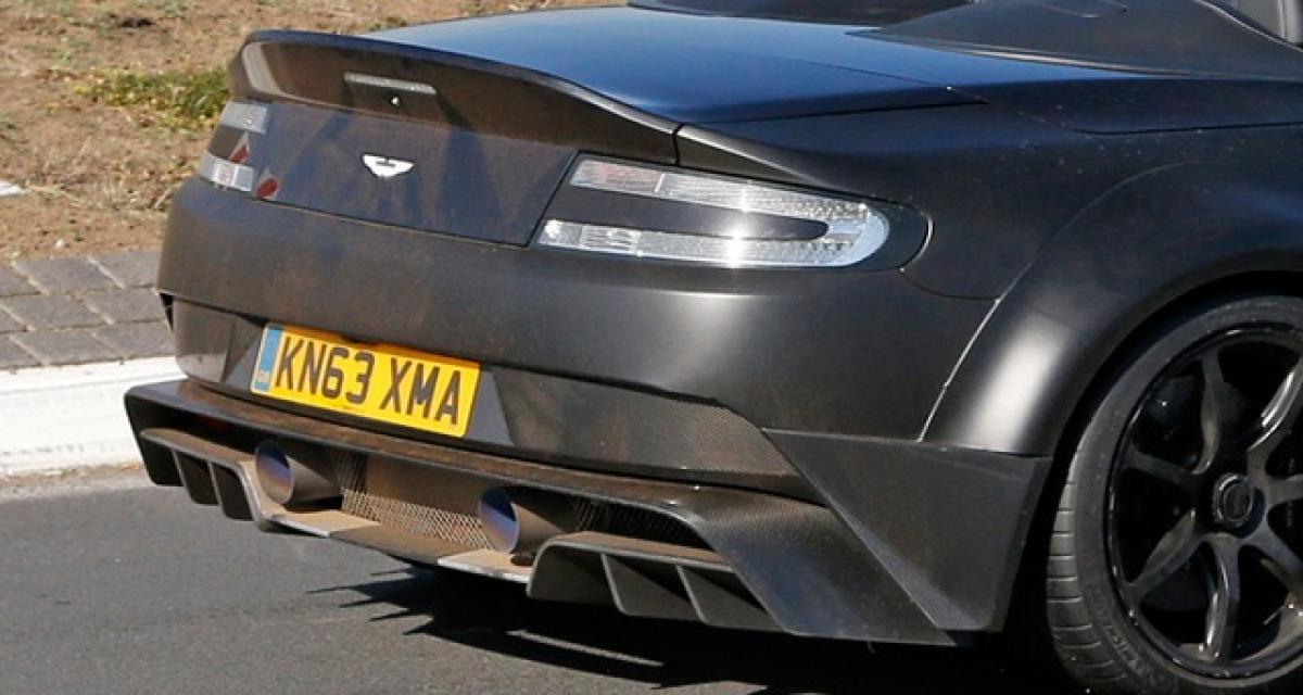Spyshot : du neuf en approche pour l'Aston Martin Vantage GT12 Roadster