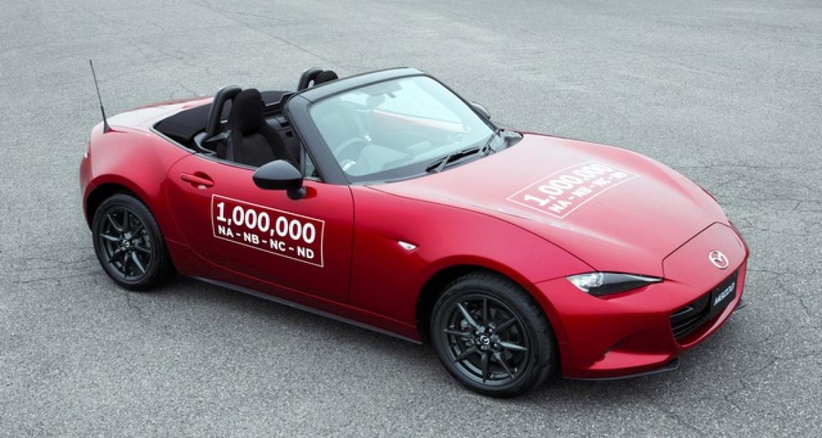 Millionnaire la Mazda MX-5 s'offre une tournée américaine
