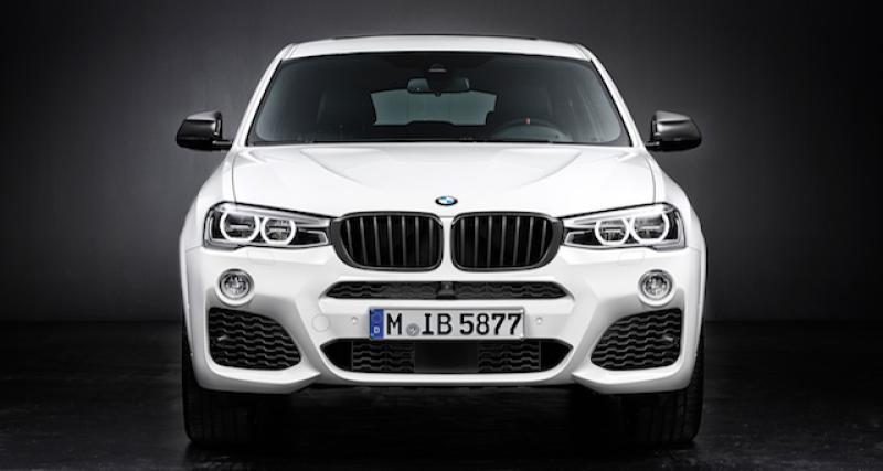  - Carrière raccourcie pour le BMW X4