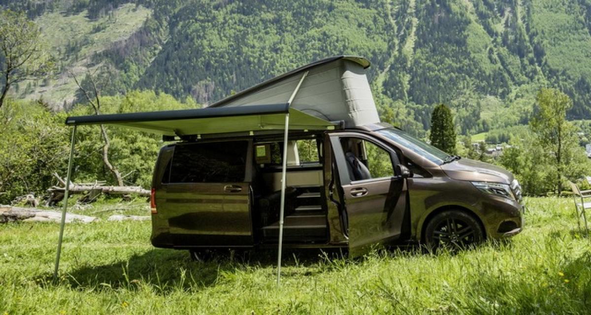 Düsseldorf 2016 : Mercedes part en camping