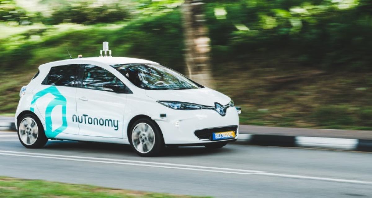 nuTonomy inaugure son service de taxis autonomes à Singapour