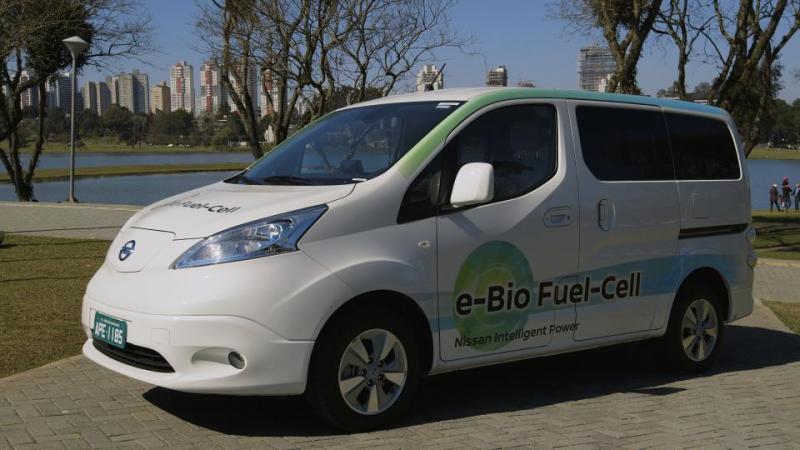  - Nissan combine e-NV200, pile à combustible et bioéthanol 1