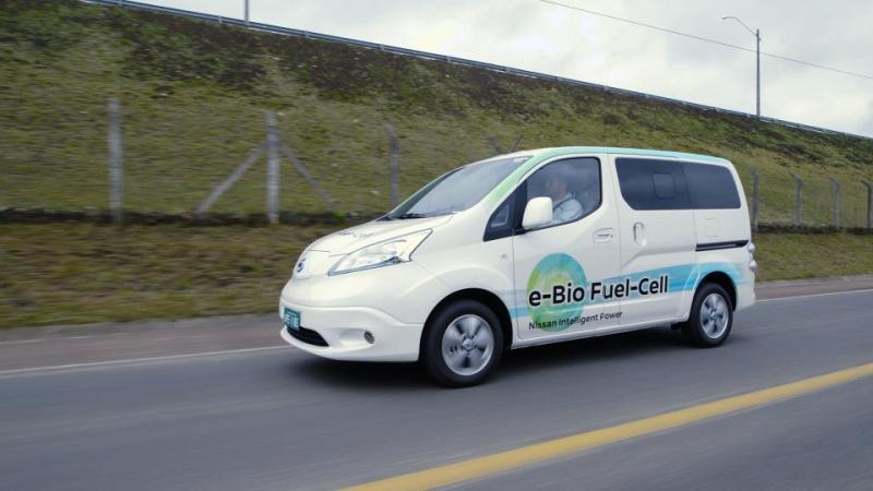  - Nissan combine e-NV200, pile à combustible et bioéthanol 1