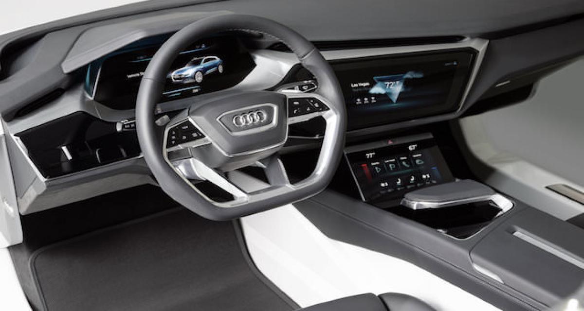 Planche de bord virtuelle pour l'Audi A8