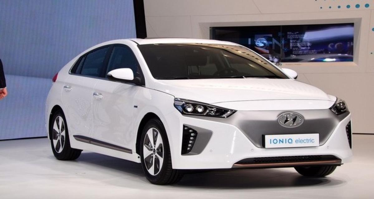 Hyundai Ioniq : le prix pour la version électrique