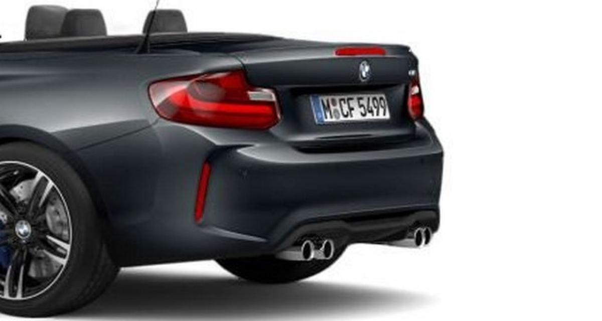 BMW M2 Cabriolet : plus une fuite qu'un fake