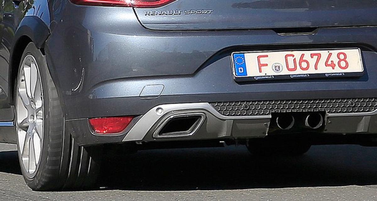 Spyshot : la Renault Mégane RS peaufine ses réglages au Nürburgring