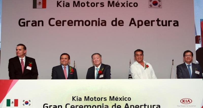 - Kia inaugure son usine au Mexique