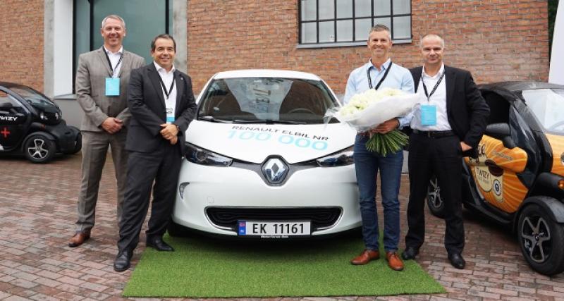  - 100 000 Renault électriques dans le monde