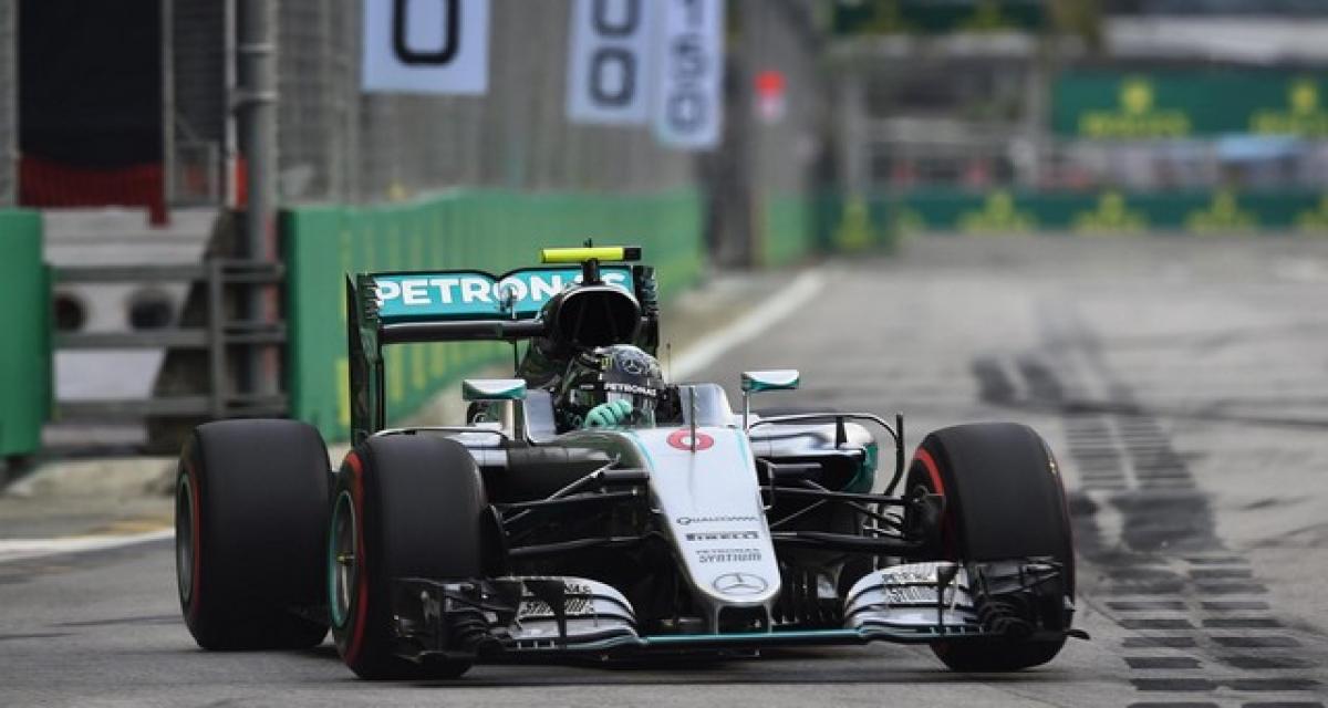 F1 Singapour 2016 qualifications : Rosberg à 200 à l'heure
