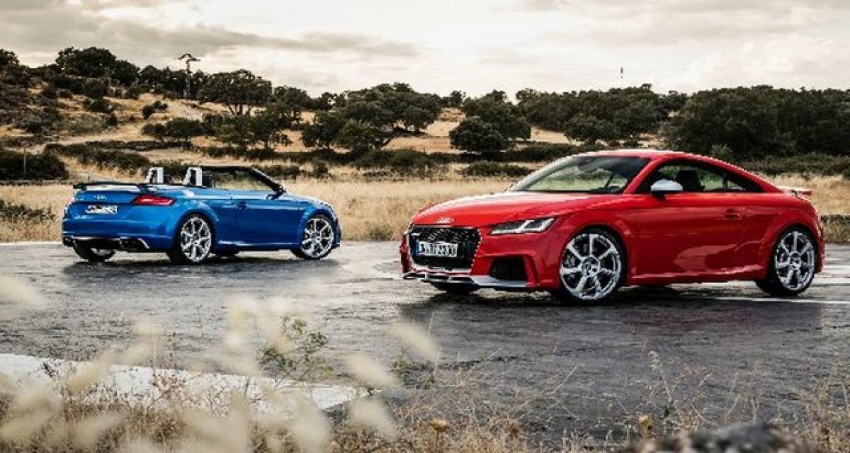 Audi TT RS Coupé et Roadster : à la caisse