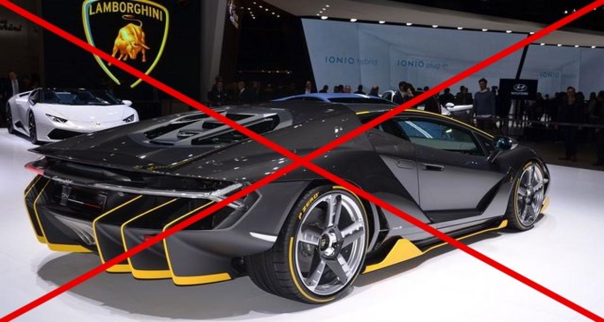 Paris 2016 : Lamborghini et Bentley n'y seront pas non plus