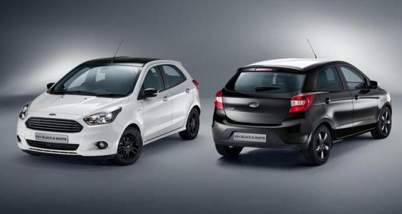  - Ford Ka+ Black and White Edition