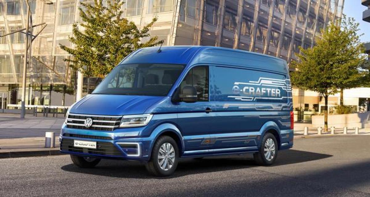 Hanovre 2016 : Volkswagen e-Crafter concept, utilitaire branché