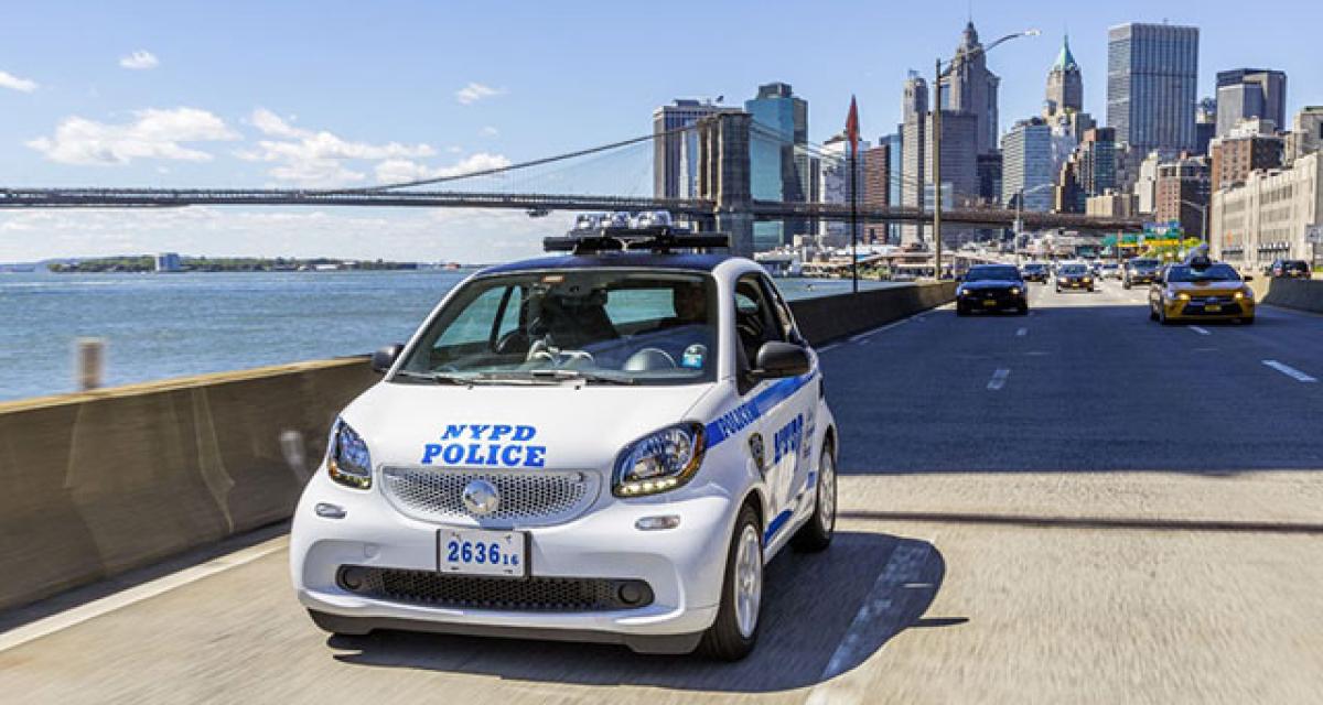 Smart ForCops, 250 ForTwo pour la police de New York