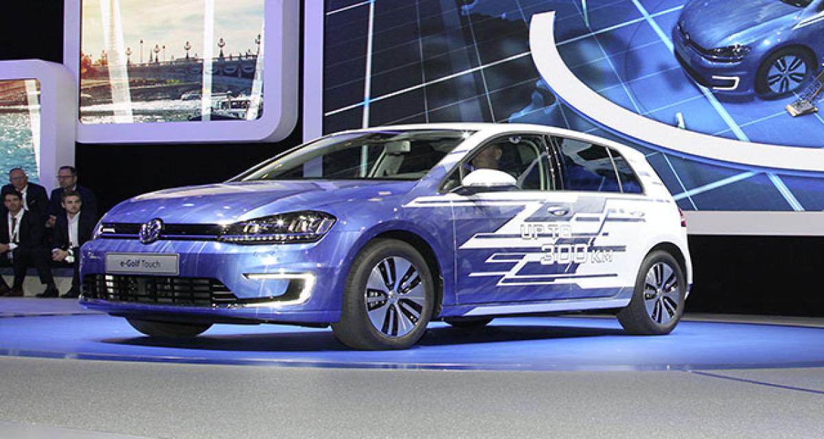Paris 2016 live : 300 km pour la Volkswagen e-Golf