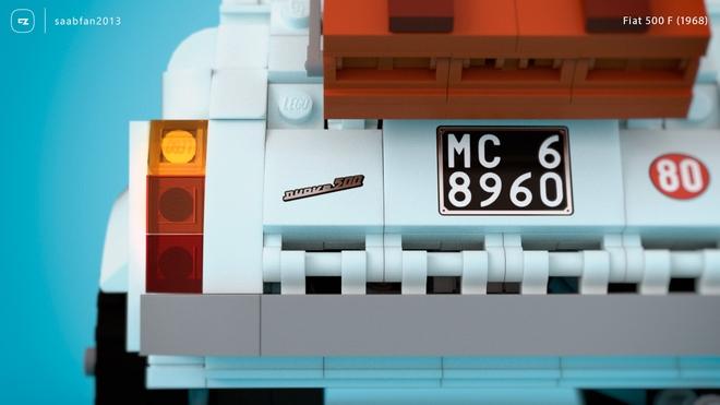  - Une Fiat 500 F en Lego 1