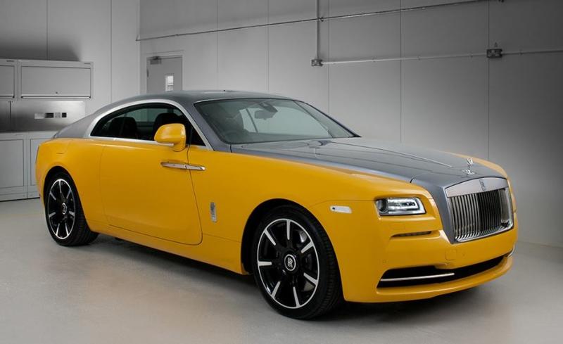  - Rolls-Royce Wraith Golden Yellow : gros poussin 1