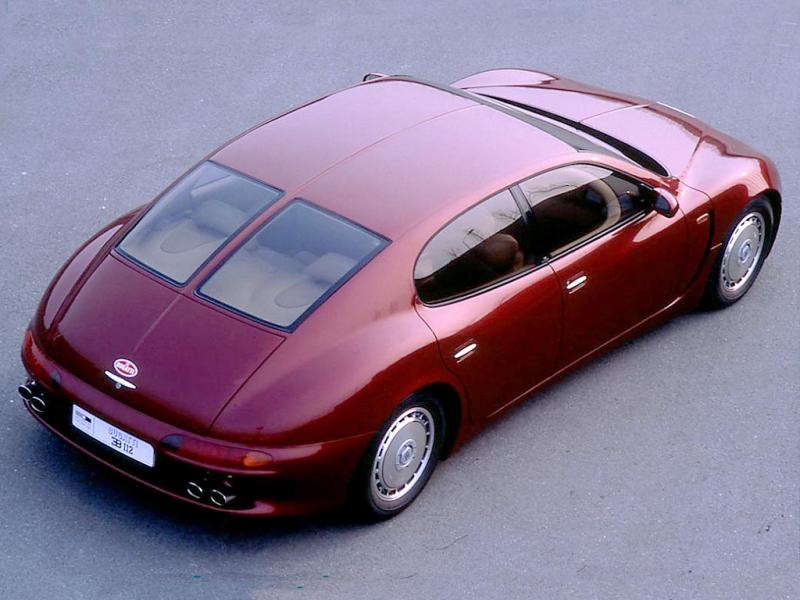  - Les concepts ItalDesign : Bugatti EB112 (1993) 1