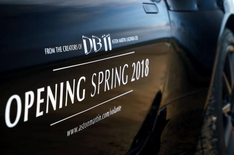  - L'Aston Martin DB11 Volante, presque prête, mais pas avant 2018 1
