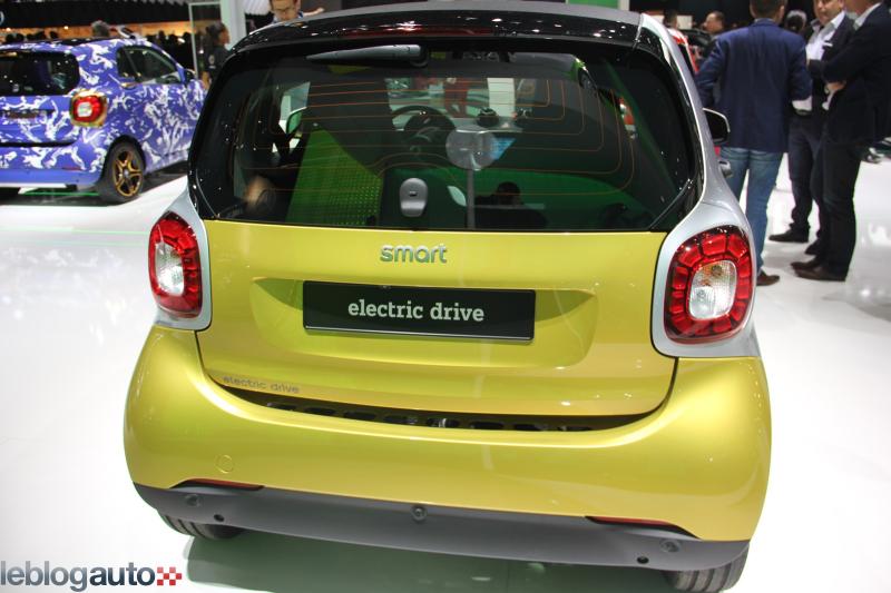 Paris 2016 live : Smart ForTwo et ForFour electric drive 1