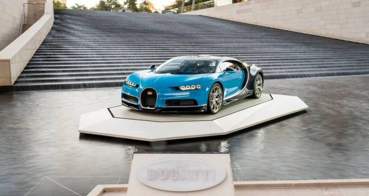 Le design extérieur de la Bugatti Chiron primé