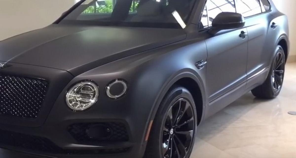 Bentley Bentayga Stealth Edition : noir c'est noir