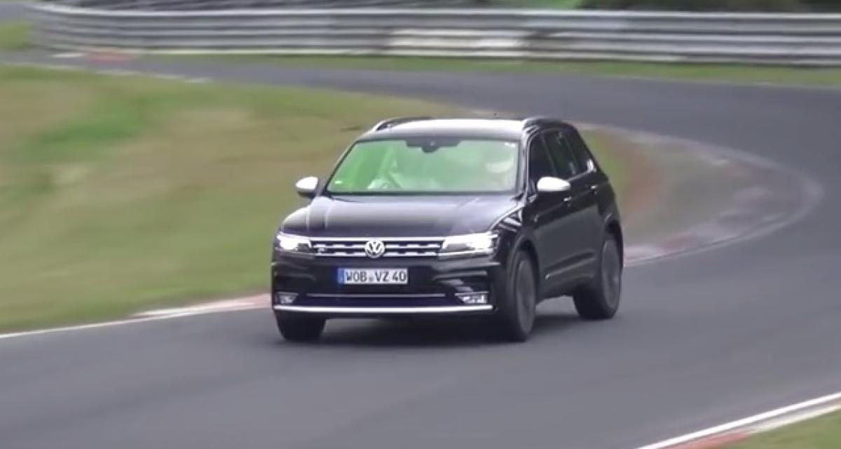 Spyshot : un Volkswagen Tiguan à l'attaque au Nürburgring